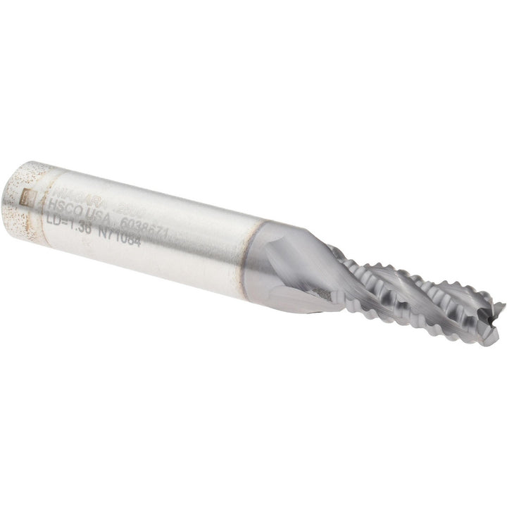 0.25" 4-Flute Cobalt Roughing End Mill, TiCN - Seco 17014068
