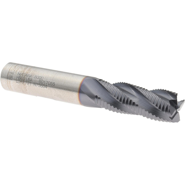 0.5" 4-Flute Cobalt Roughing End Mill, TiAlN - Seco 17014825