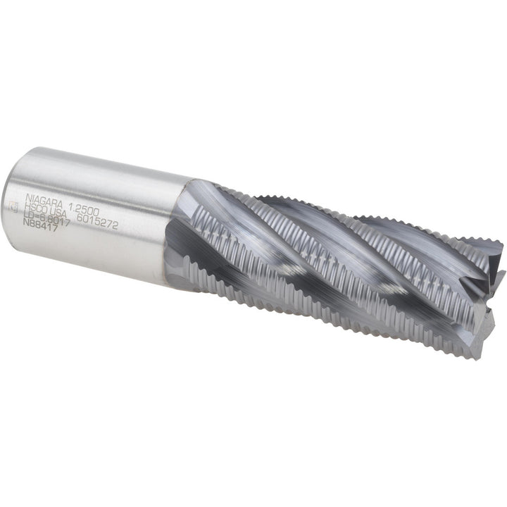 1.25" 6-Flute Cobalt Roughing End Mill, TiCN - Seco 17016216