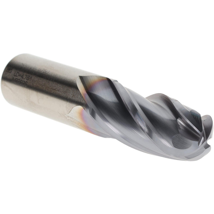 7/8" 4-Flute Cobalt Ball End Mill, TiCN - Seco 17016493