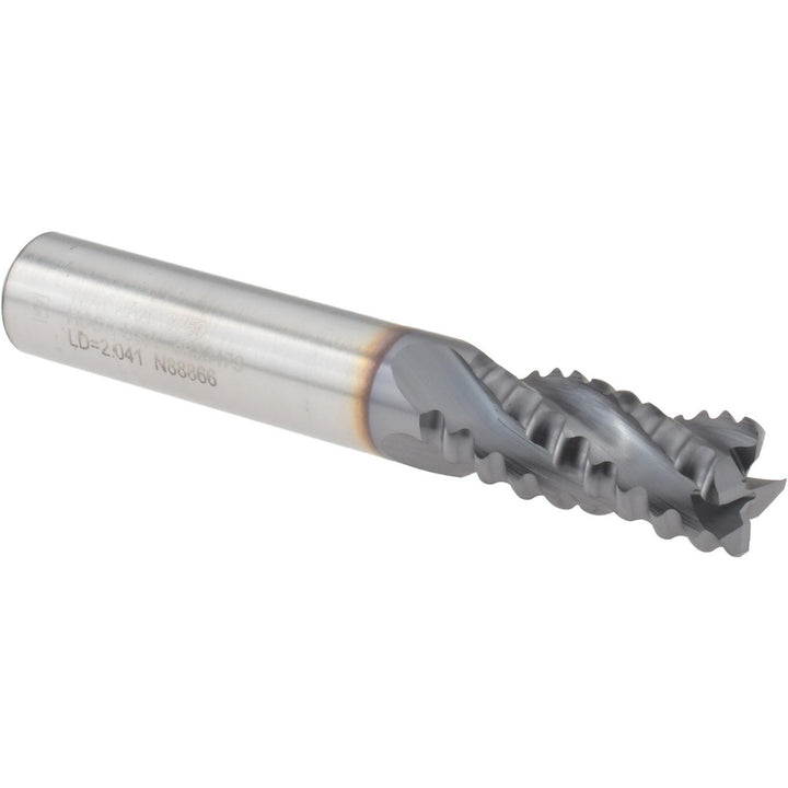 0.375" 4-Flute Cobalt Roughing End Mill, TiCN - Seco 17016581