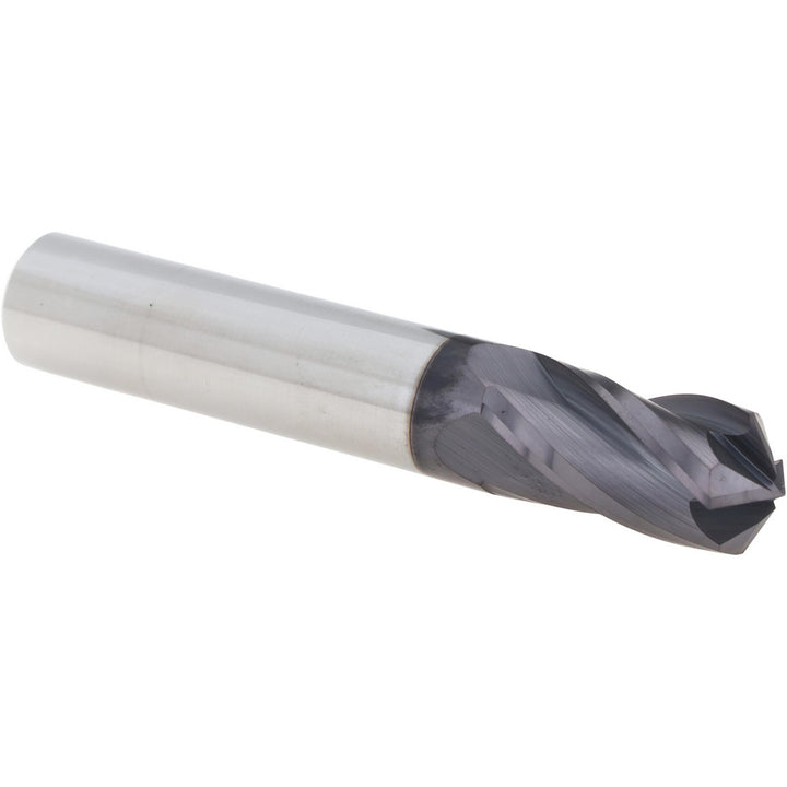 1/2" 4-Flute Solid Carbide Drill Mill End Mill, AlTiN - Harvey Tool 988132-C3