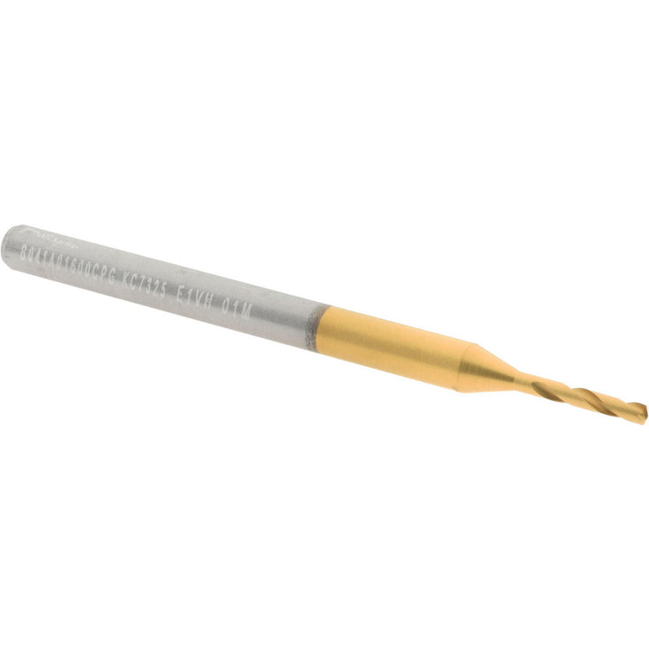 1/16" Solid Carbide Drill Bit, TiN, 140° point - Kennametal 4151637