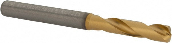 Solid Carbide Drill Bit, TiN, 140° point - Kennametal 4150219