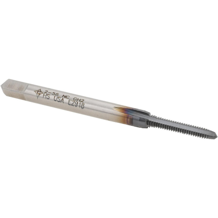 #2-56 UNC High-Speed Steel Standard Tap, TiCN - Cleveland C56050