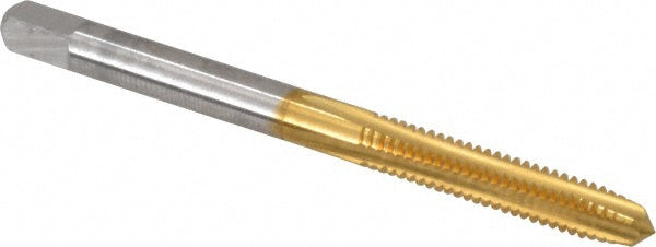 #8-32 UNC High Speed Steel Standard Tap, TiN - Cleveland C55166
