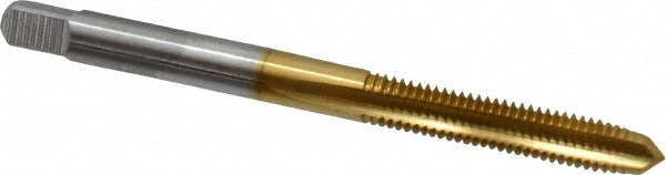 #10-32 UNF High Speed Steel Standard Tap, TiN - Cleveland C55170