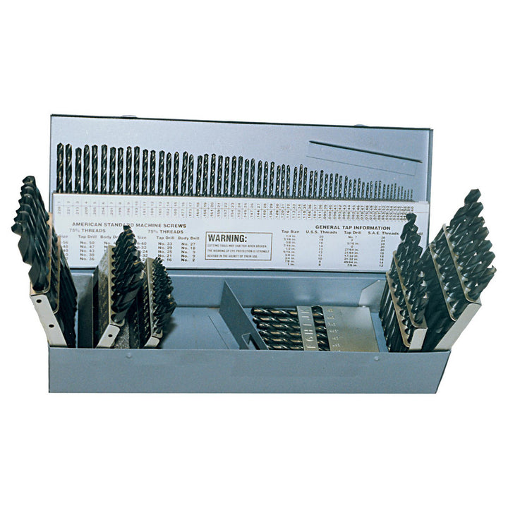High-Speed Steel Jobber Length Drill Bit, Oxide, 118° point - Cle-Line C21127