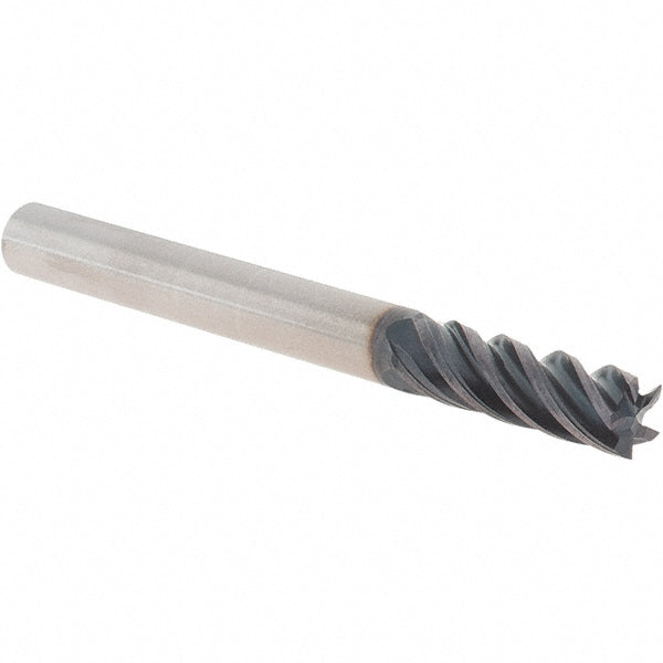 1/4" 5-Flute Solid Carbide Square End Mill, AlTiN - Kennametal 3580839