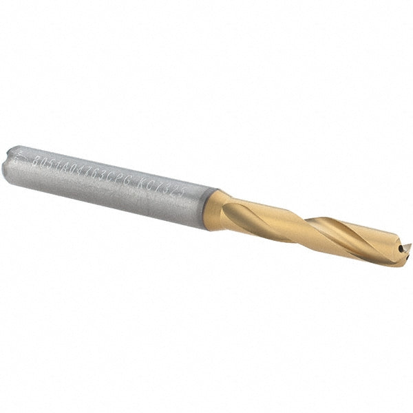 Solid Carbide Drill Bit, TiN, 140° point - Kennametal 4151130