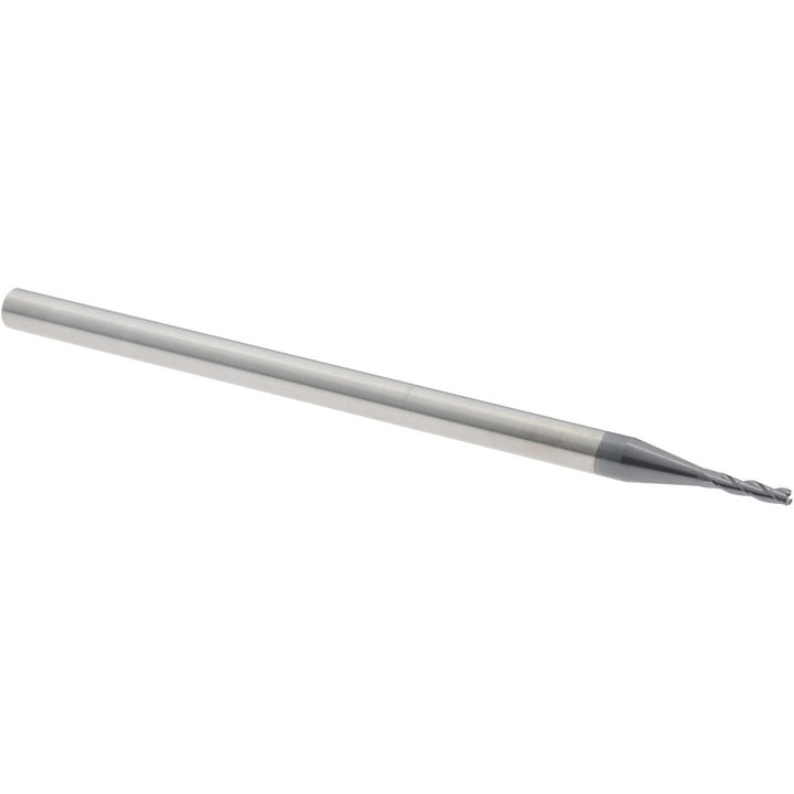 0.0500" 3-Flute Solid Carbide Square End Mill, AlTiN - Harvey Tool 888450-C3