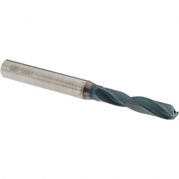 1/4" Solid Carbide Screw Machine Drill Bit, Coated, 140° point - OSG HP253-2500