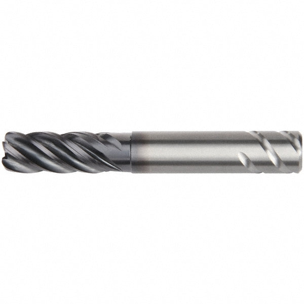 0.5510" 5-Flute Solid Carbide Corner Radius End Mill, AlTiN - Kennametal 3874037