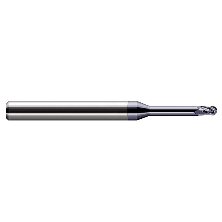 5/64" 3-Flute Solid Carbide Ball End Mill, AlTiN - Harvey Tool 868278-C3