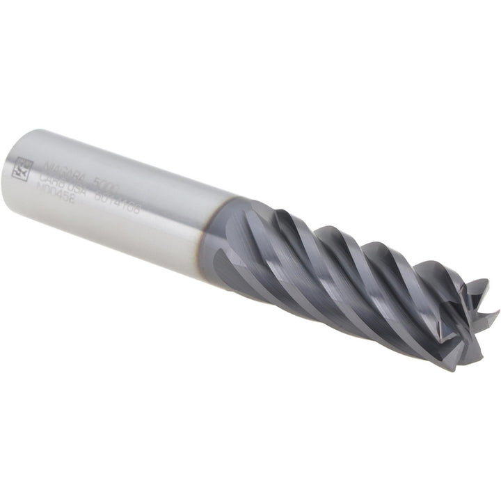 1/2" 6-Flute Solid Carbide Corner Radius End Mill, AlTiN - Seco 03007646
