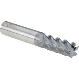 1/2" 5-Flute Solid Carbide Corner Radius End Mill, AlCrN - Supermill 5251939