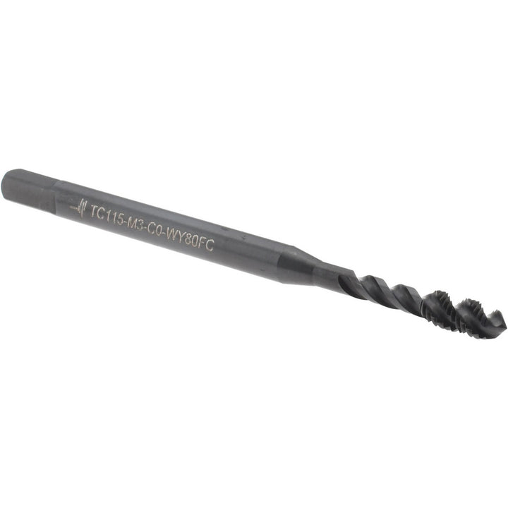 M3x0.5 DIN 371 High-Speed Steel Tap, Steam Oxide - Walter-Prototyp 6743384