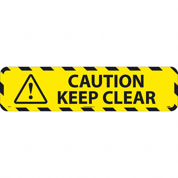 Caution Keep Clear Sign - AccuformNMC WFS50