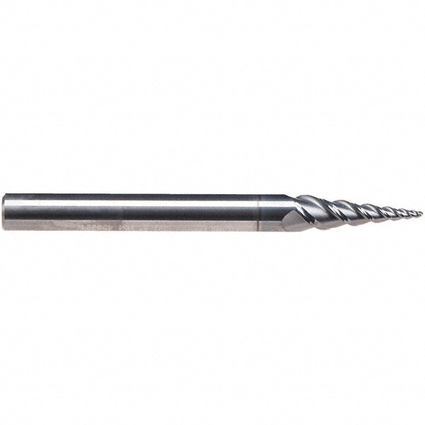 3-Flute Solid Carbide Tapered End Mill, AlCr - Emuge 3440L.08020A