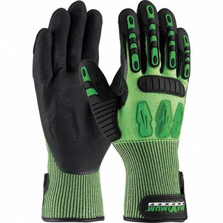 X-Large High-Visibility Green HPPE Cut, Puncture & Abrasion-Resistant Gloves - PIP 120-5130/XL