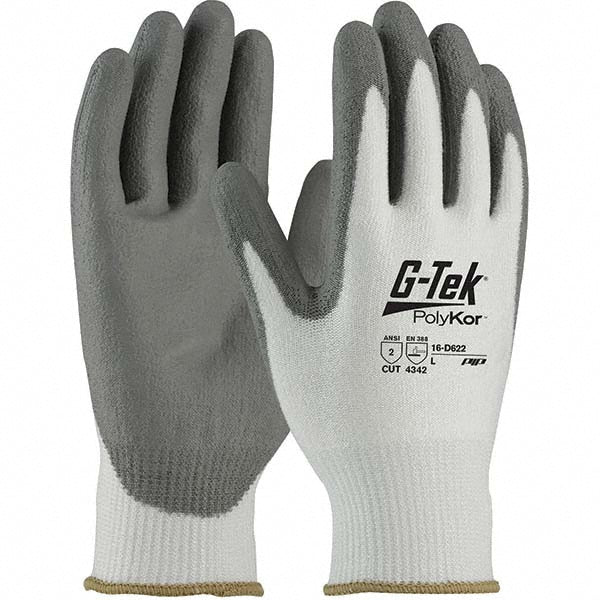 X-Large White PolyKor Cut-Resistant Gloves - PIP 16-D622/XL