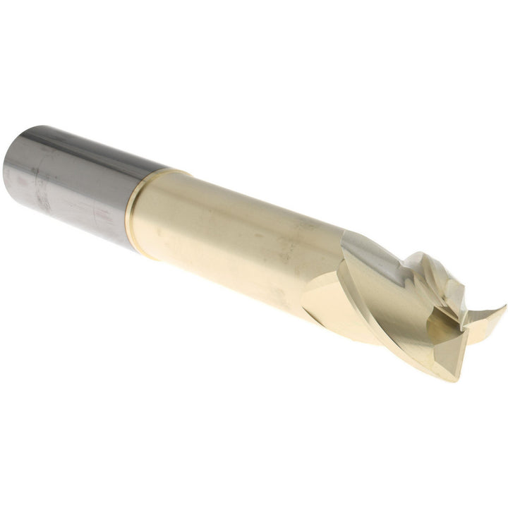 1" 3-Flute Solid Carbide Corner Radius End Mill, ZrN - Accupro 315751