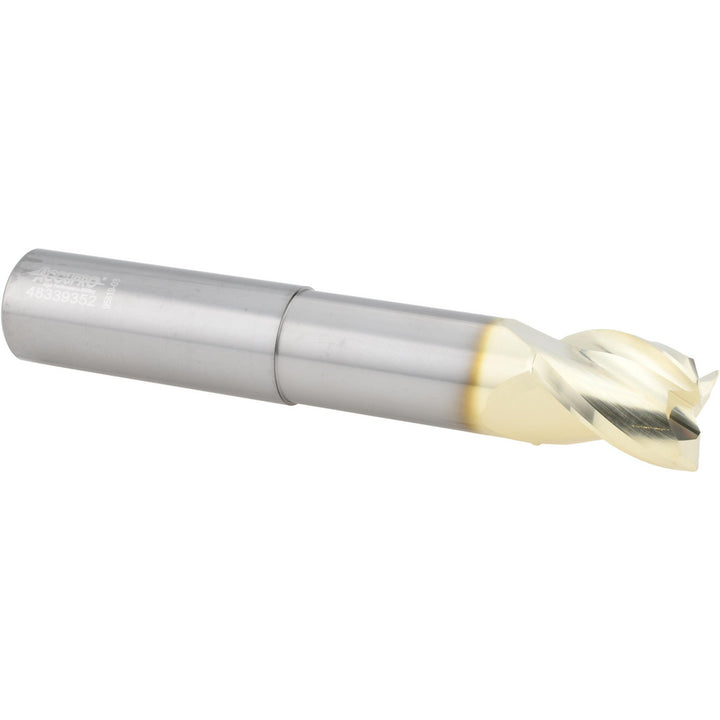 1" 3-Flute Solid Carbide Corner Radius End Mill, ZrN - Accupro 315720
