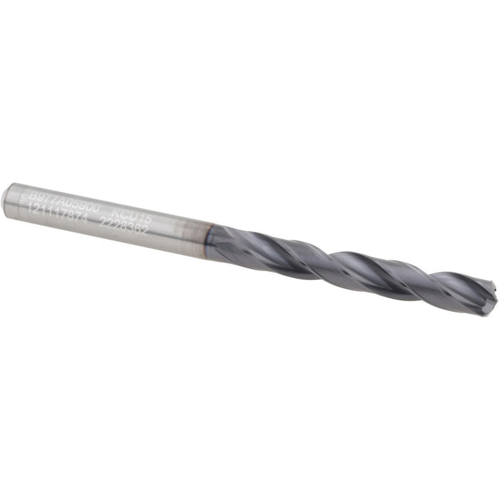 0.2323" Solid Carbide Drill Bit, TiAlN, 140° point - Kennametal 2228362