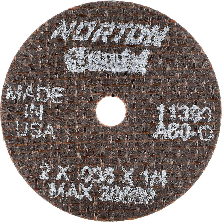 2" Aluminum Oxide Grinding & Cutoff Wheel - Norton 66243411393