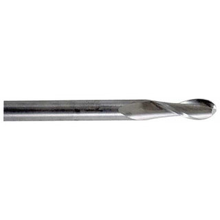 1/2" 2-Flute Solid Carbide Ball End Mill - Hertel E5018032