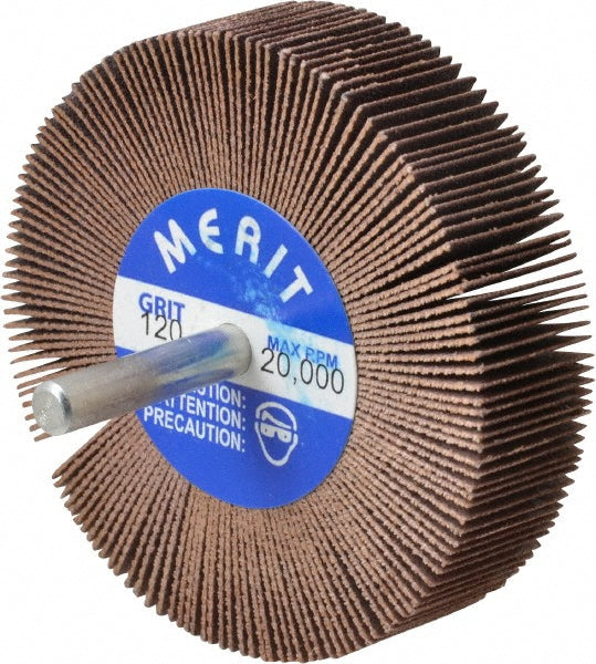120-Grit Ceramic Alumina Flap Wheel - Merit Abrasives 08834131202