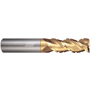 1/2" 3-Flute Solid Carbide Corner Radius End Mill, Zplus - Helical Solutions 82736