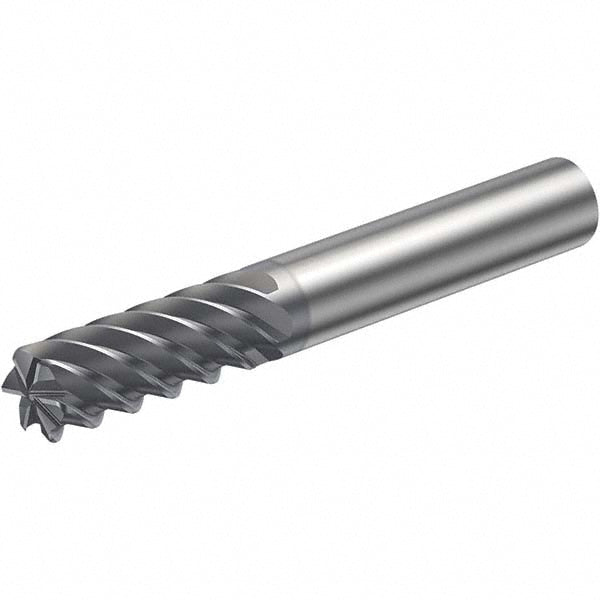 0.4724" 6-Flute Solid Carbide Single End Mill, TiAlN - Sandvik Coromant 5742603