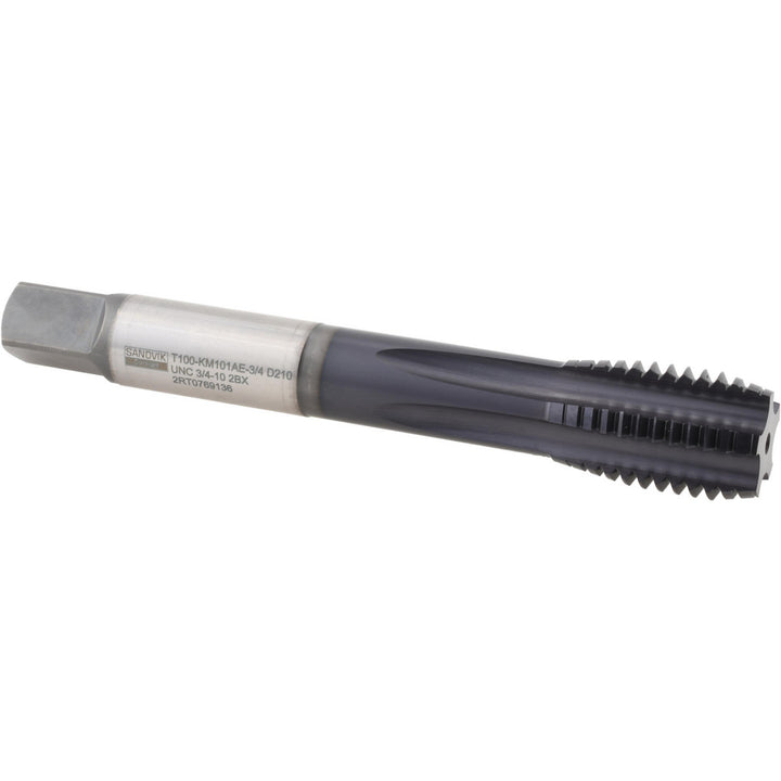 3/4-10 UNC High-Speed Steel Machine Tap, TiAlN - Sandvik Coromant 6871274