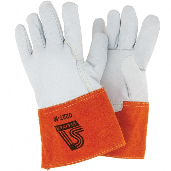 Medium Leather; Synthetic Leather Flame Gloves - Steiner 0227-M