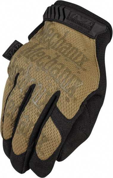 Large Coyote Brown Synthetic General Purpose Gloves - Mechanix Wear MG-F72-010