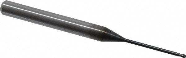 0.0394" 2-Flute Solid Carbide Ball End Mill, WXL - OSG 3111116