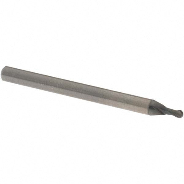 0.0787" 2-Flute Solid Carbide Ball End Mill, WXL - OSG 3105200