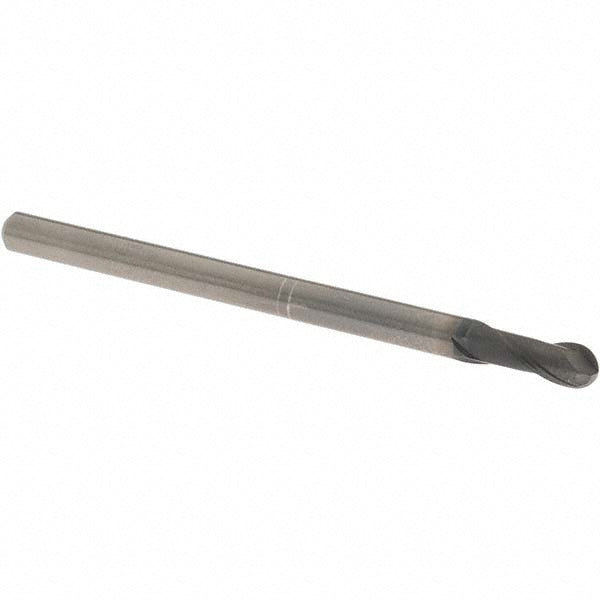 0.1575" 2-Flute Solid Carbide Ball End Mill, WXL - OSG 3105400