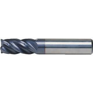 1/4" 4-Flute Solid Carbide Corner Radius End Mill, AlTiN - Kennametal 4047726