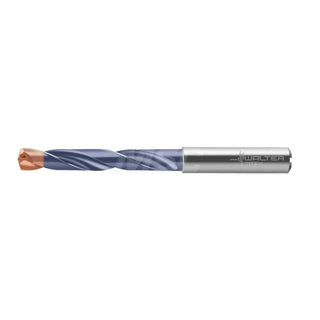 0.2756" Solid Carbide Drill Bit, Double; TiAlN, 140° point - Walter-Titex 5337053