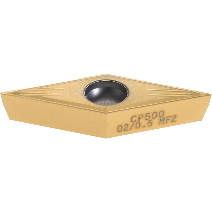 VBMT160402-MF2 Carbide Insert, Grade CP500, TiAlN - Seco 02755323