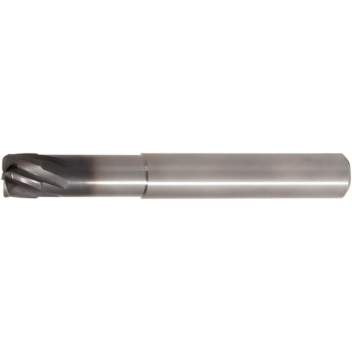 1/2" 6-Flute Solid Carbide Corner Radius End Mill, AlTiN - Kennametal 3352576