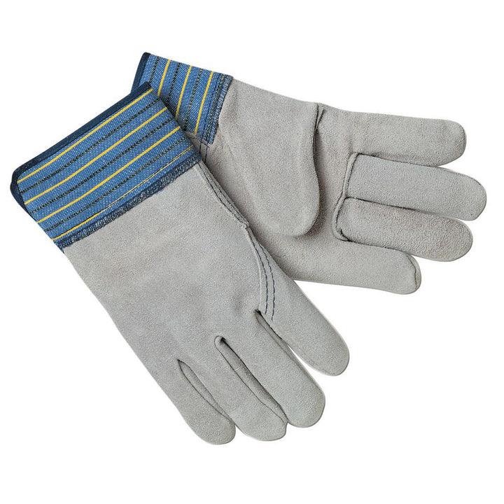 Medium Pearl Cowhide Leather General Purpose Gloves - MCR Safety 1417M