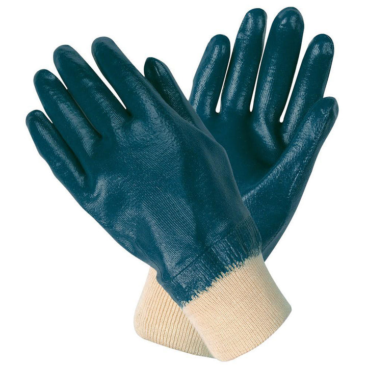 Medium Blue; White General Purpose Gloves - MCR Safety 97981M