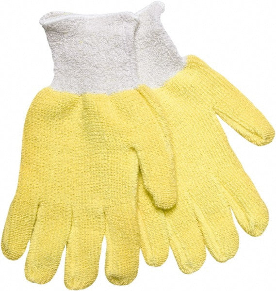 Small Yellow Kevlar Cut & Abrasion-Resistant Gloves - MCR Safety 9436KMS