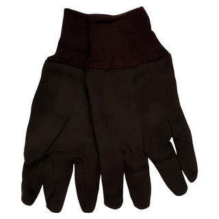 Large Brown Jersey General Purpose Gloves - MCR Safety 7100C