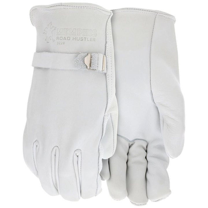 Medium Beige Cowhide Leather General Purpose Gloves - MCR Safety 3220M