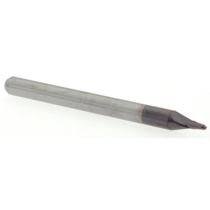 0.0500" 2-Flute Solid Carbide Ball End Mill, AlTiN - Accupro 14797411