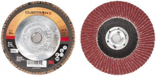 4-1/2" 40-Grit Premium Ceramic Alumina Disc - 3M 7100058067